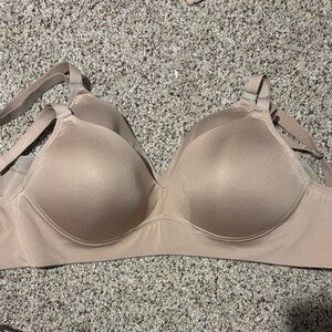 Set of 2 Warner's Light Beige Bra